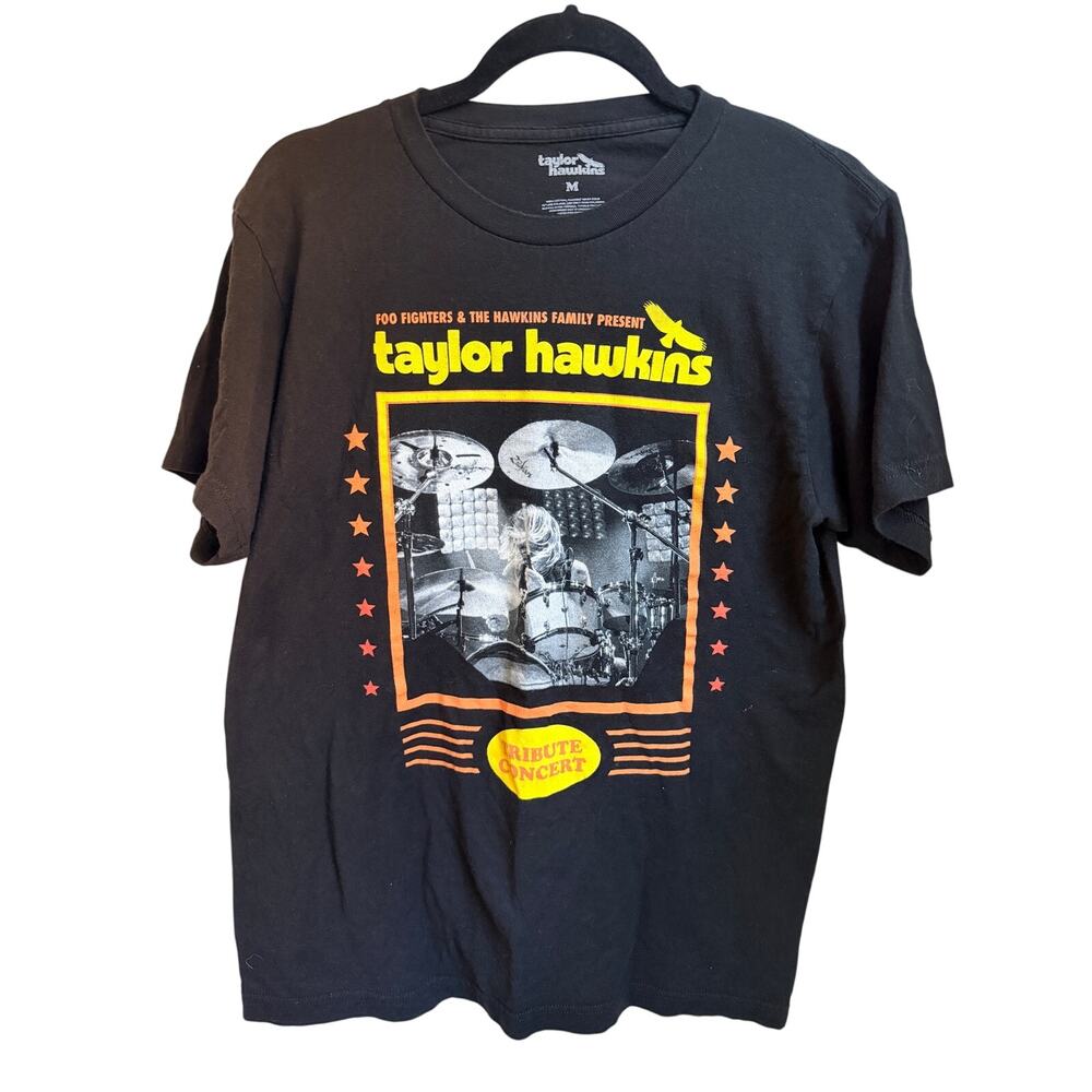 Taylor Hawkins tribute concert official merch tee black size med